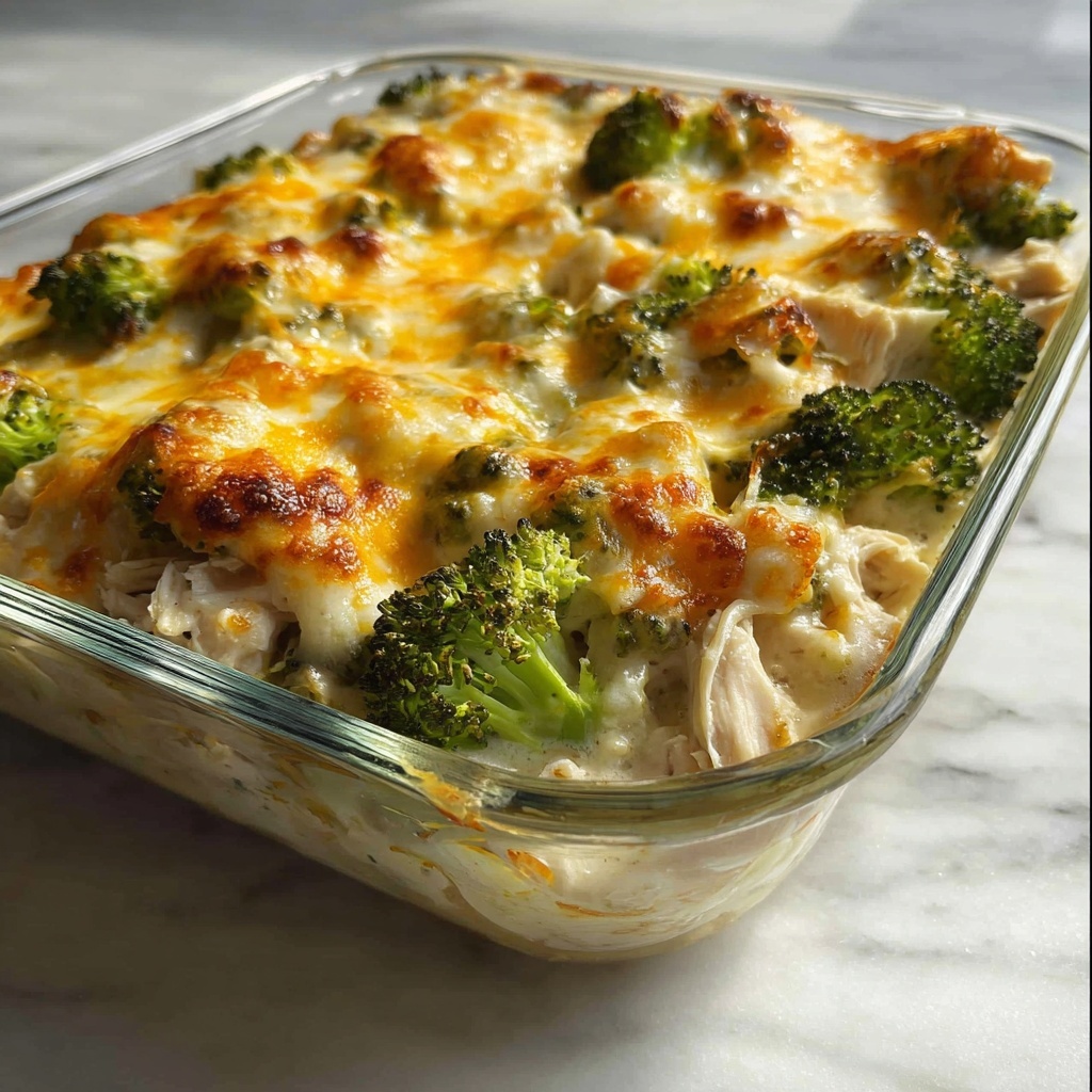 Healthier Broccoli Chicken Casserole Recipe - Recipe Image