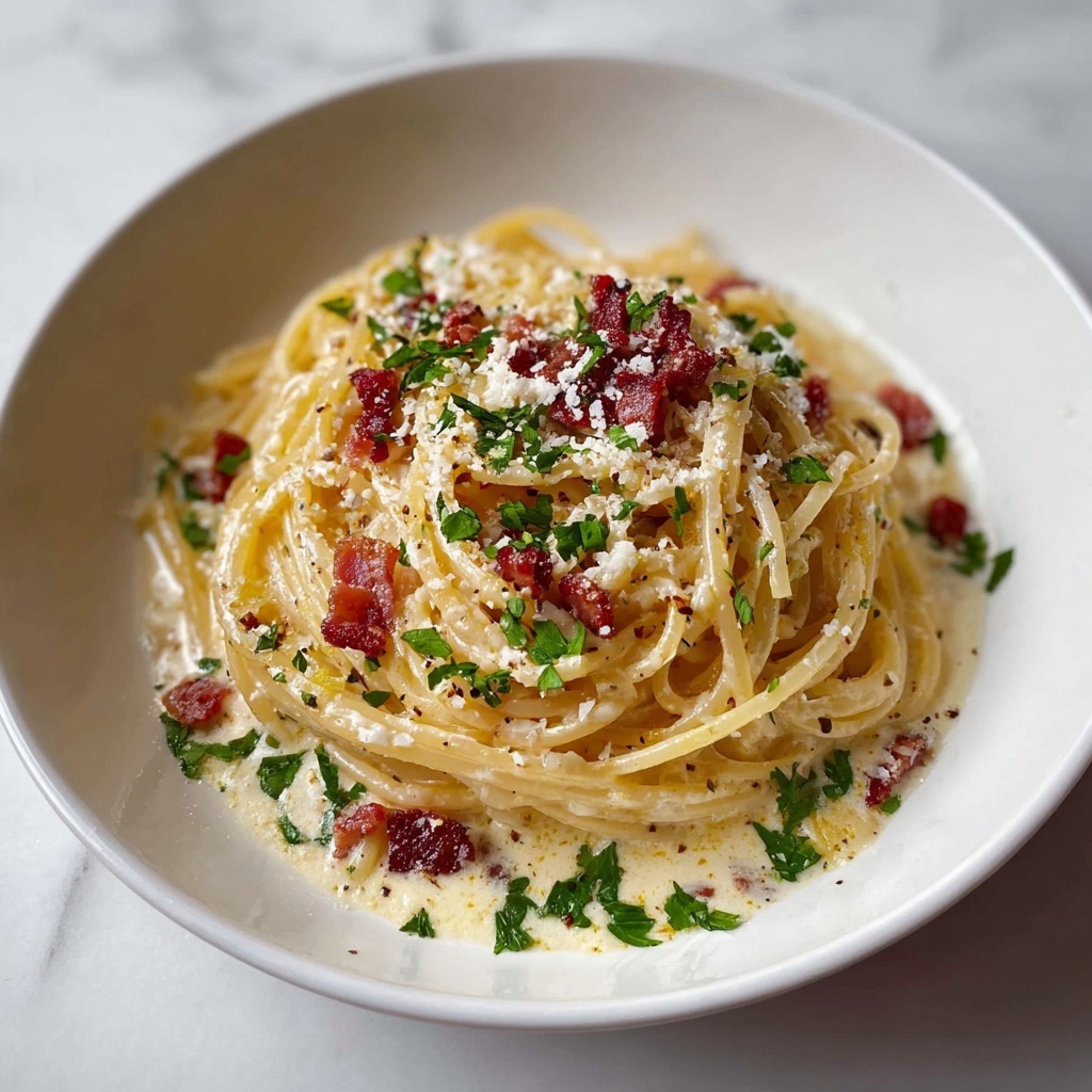 Miso Carbonara: A Creamy Twist on Classic Comfort Food Recipe - Recipe Image