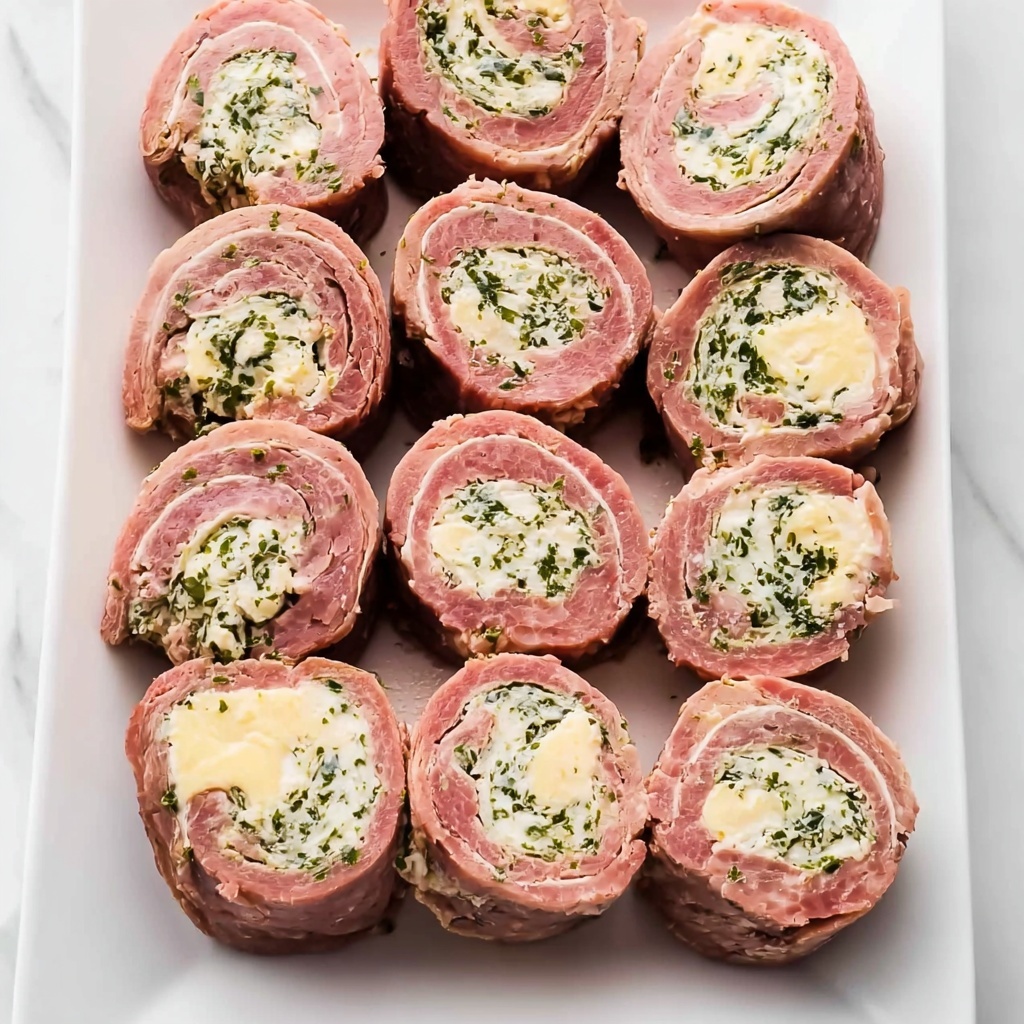 Delicious Low-Carb Roast Beef Roll-Ups With Herb Cream Cheese Recipe - Recipe Image