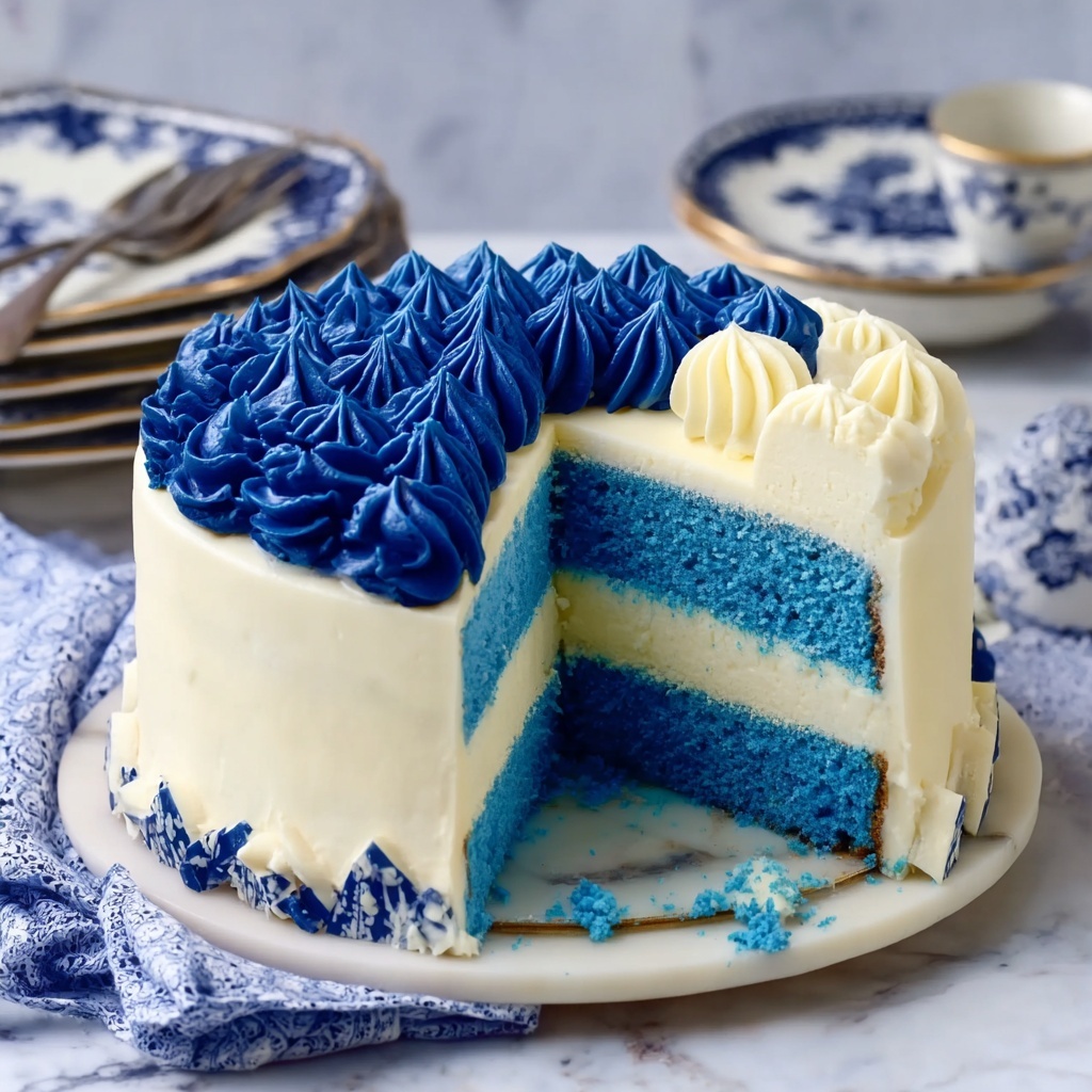 Decadent Blue Velvet Cake That Will Wow Your Taste Buds Recipe - Recipe Image