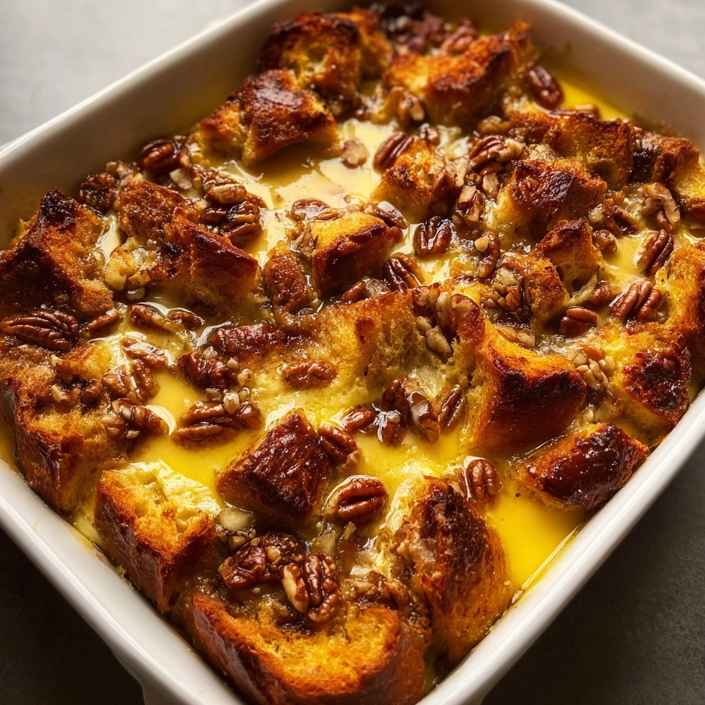 Sweet Potato Pecan Bread Pudding Recipe - Recipe Image