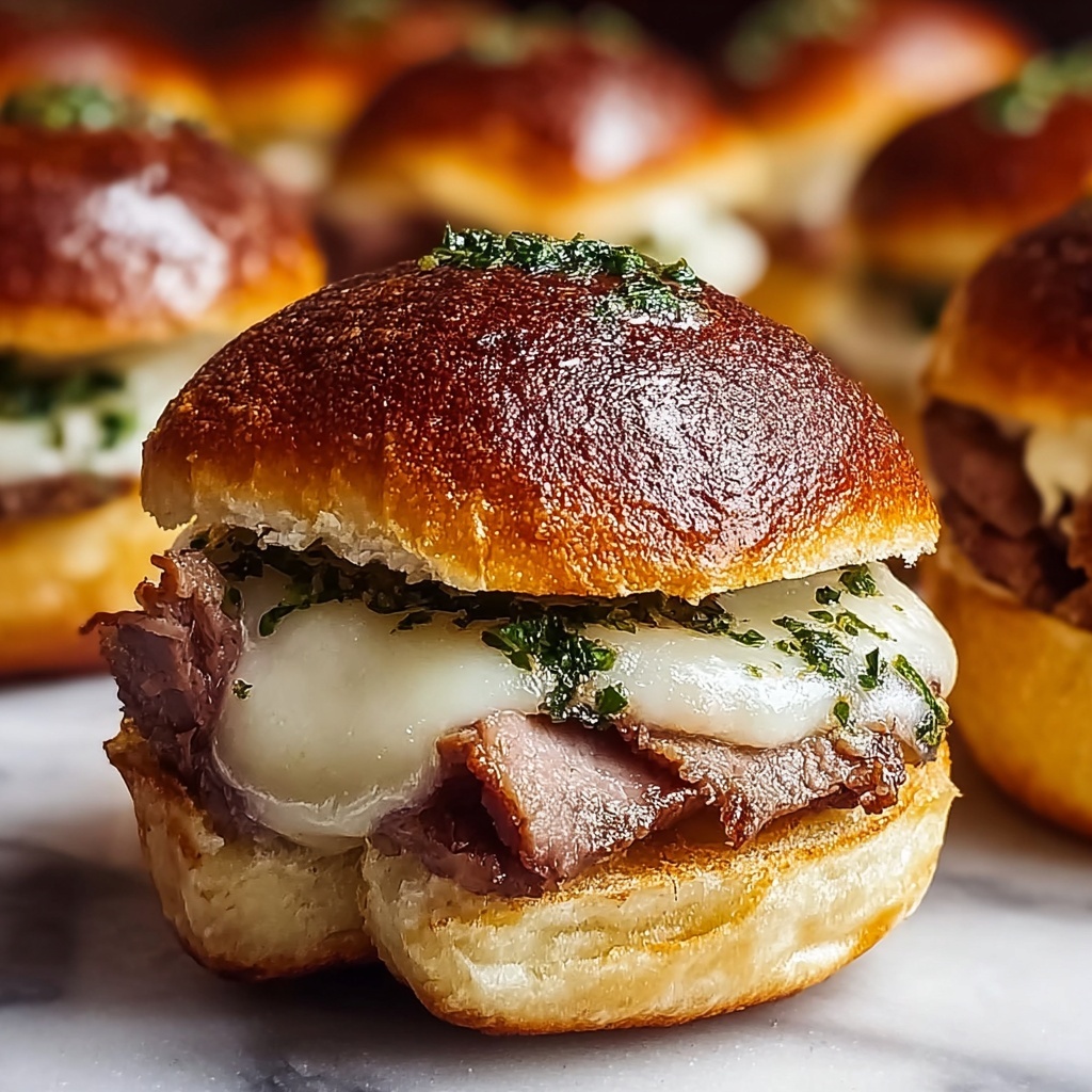 Easy Italian Sliders Recipe - Recipe Image