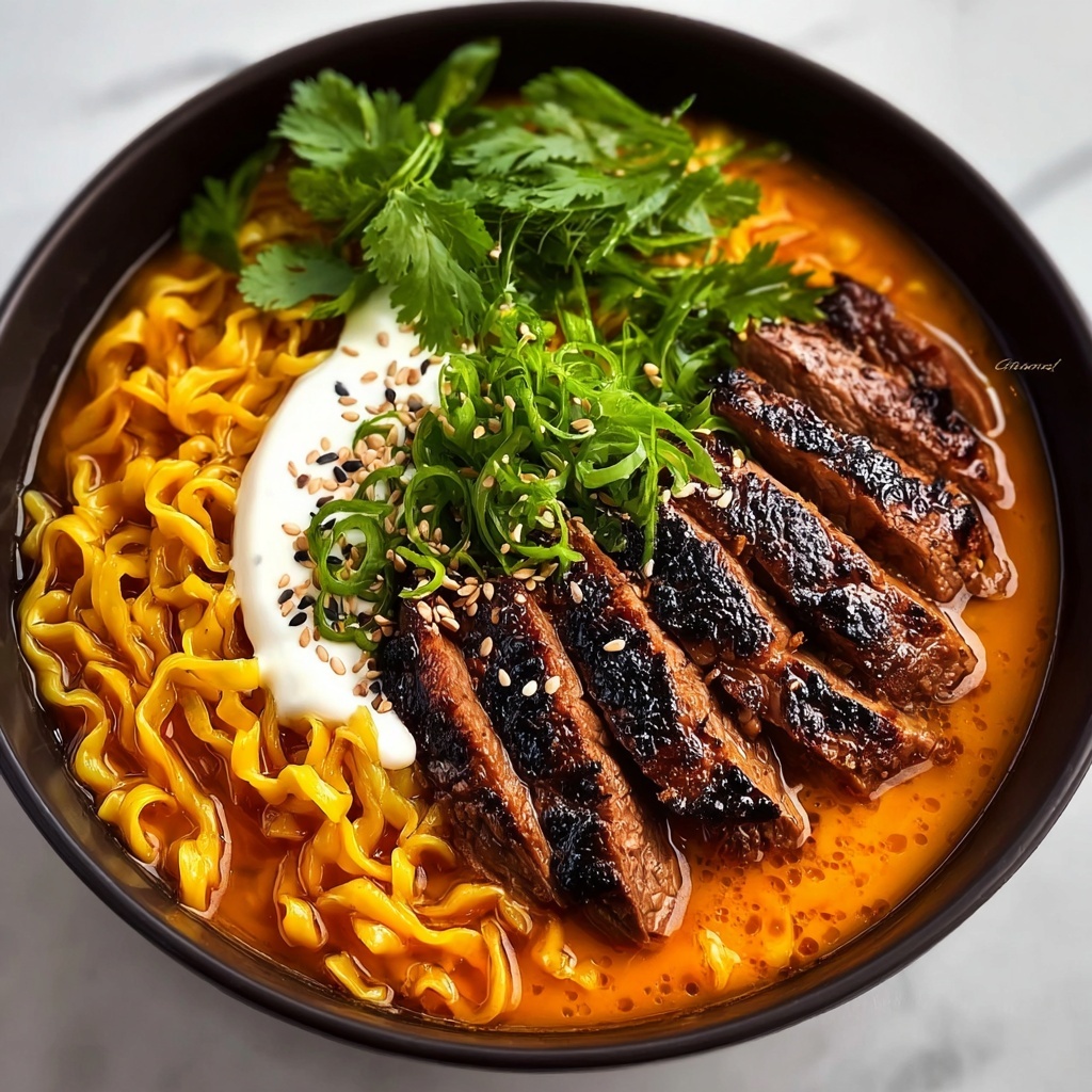 Spicy Korean Ramen Beef Recipe - Recipe Image