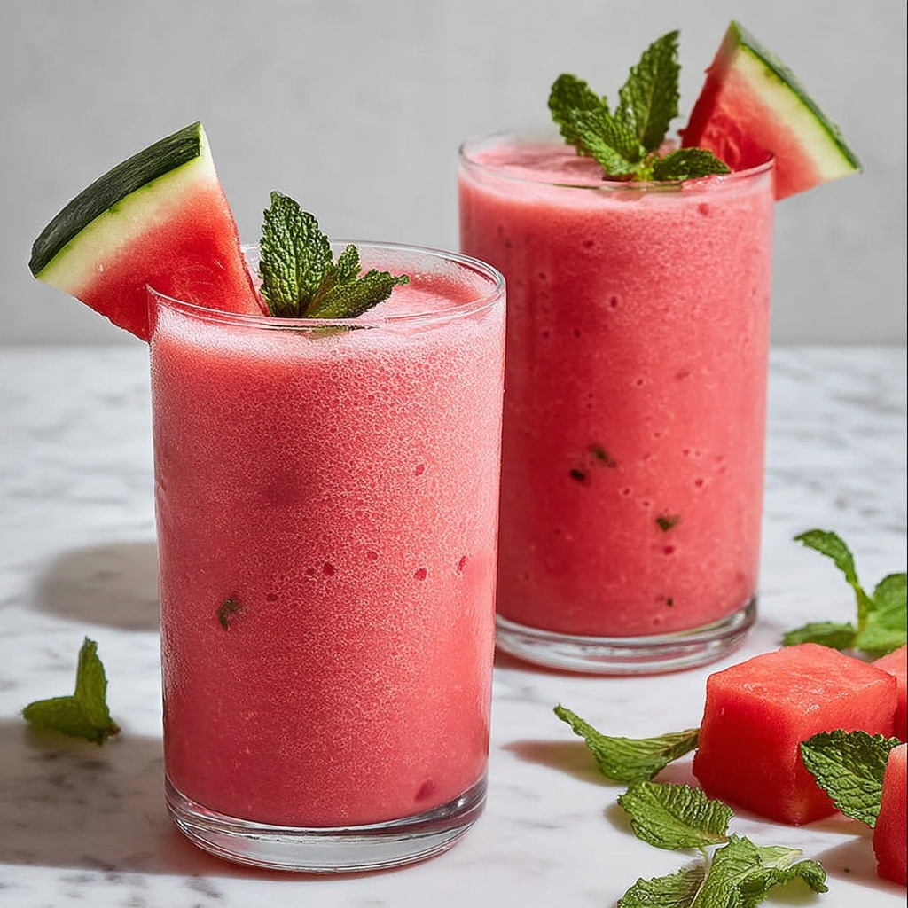 Watermelon Smoothie: The Ultimate Refreshing Summer Drink Recipe - Recipe Image