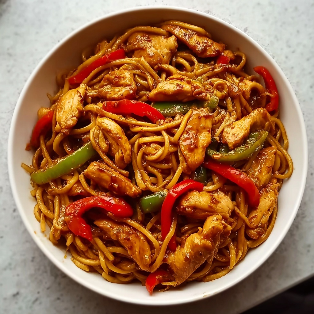 Honey Pepper Chicken Pasta: 30-Minute Flavor Delight Recipe - Recipe Image