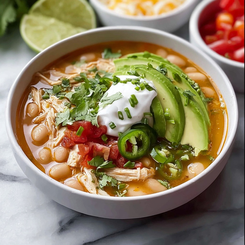 Creamy Cajun White Chicken Chili Recipe - Recipe Image