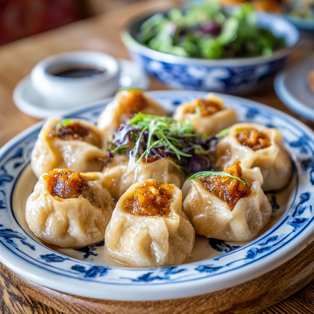 Kimchi Mandu: Homemade Korean Dumplings with Tofu and Pork Recipe - Recipe Image