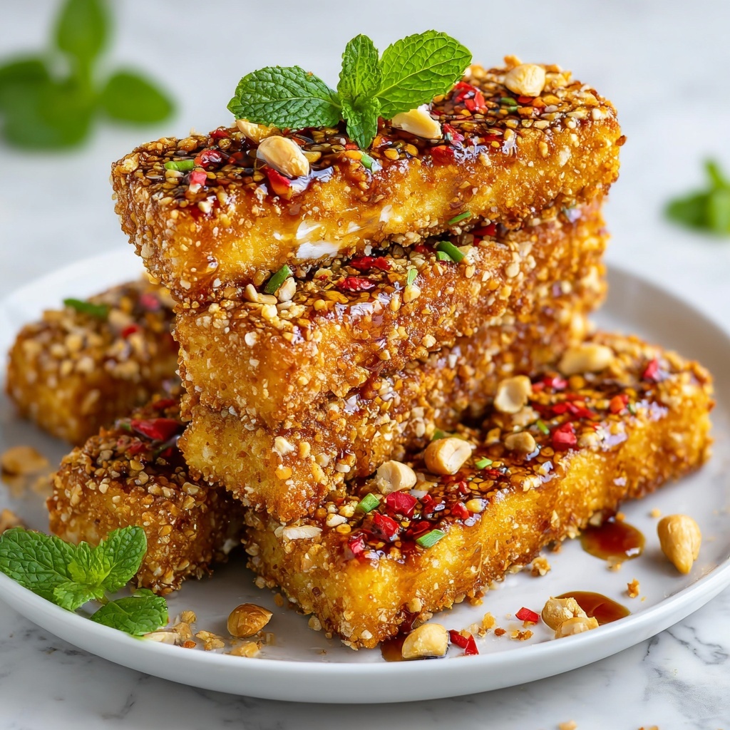 Crispy Swicy Pistachio Halloumi with Lime Glaze Recipe - Recipe Image