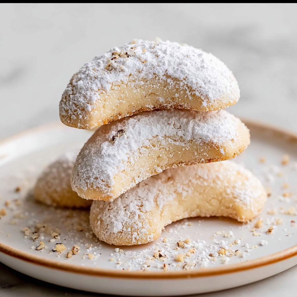 Almond Crescent Cookies Recipe - Recipe Image