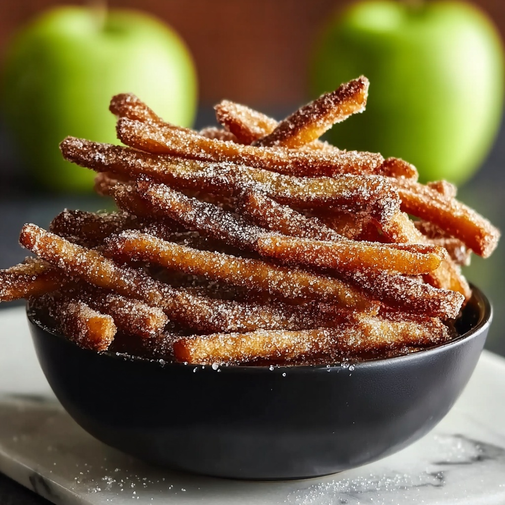 Crispy Air Fryer Apple Fries Recipe - Recipe Image