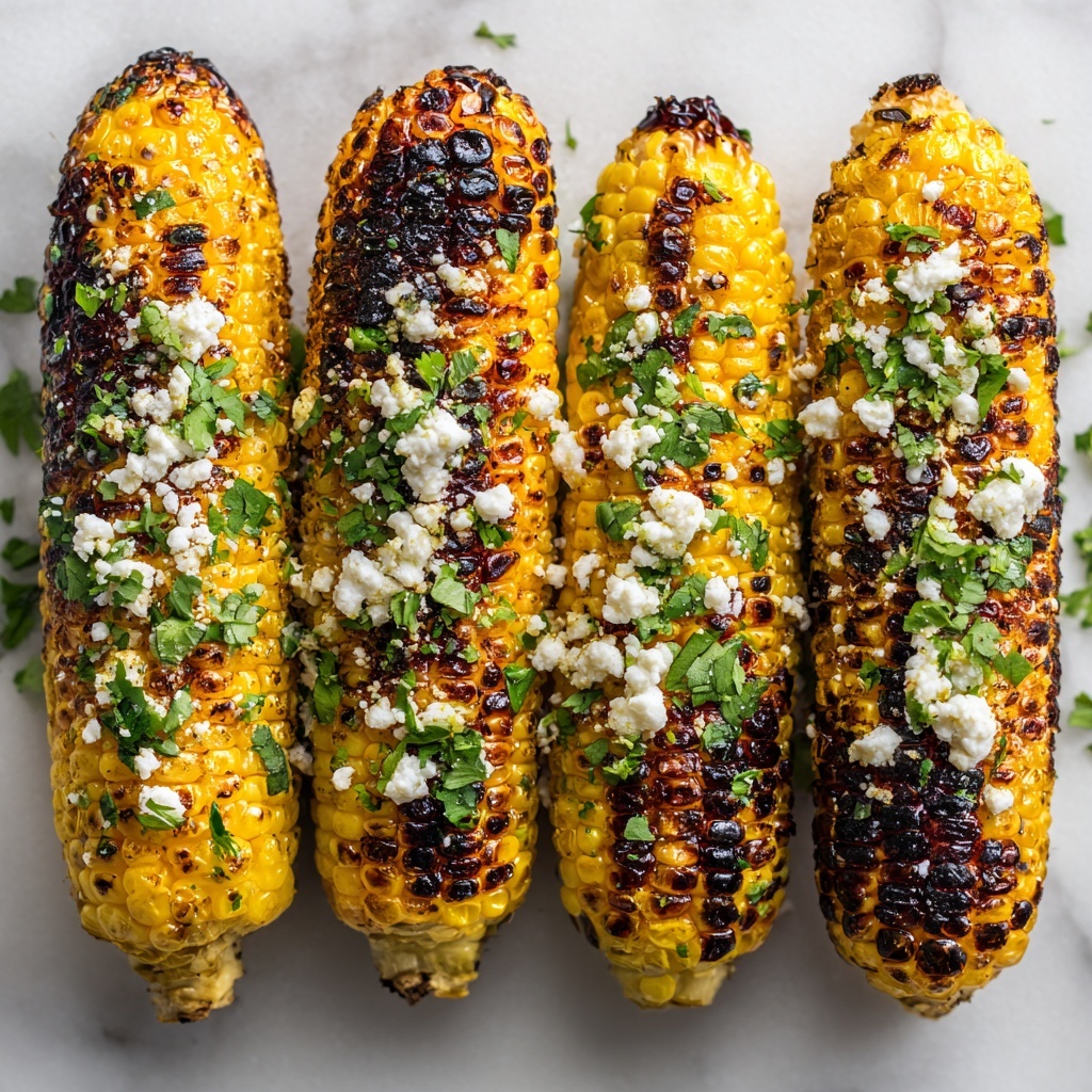 Grilled Corn with Cilantro-Lime Butter Recipe - Recipe Image