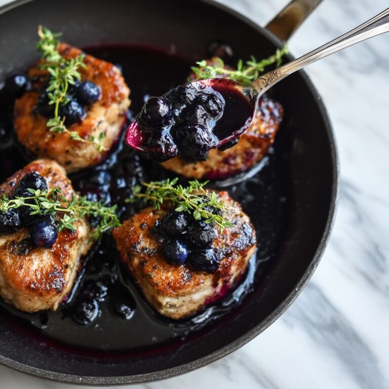 Blueberry Thyme Chicken: A Sweet Savory Delight Recipe