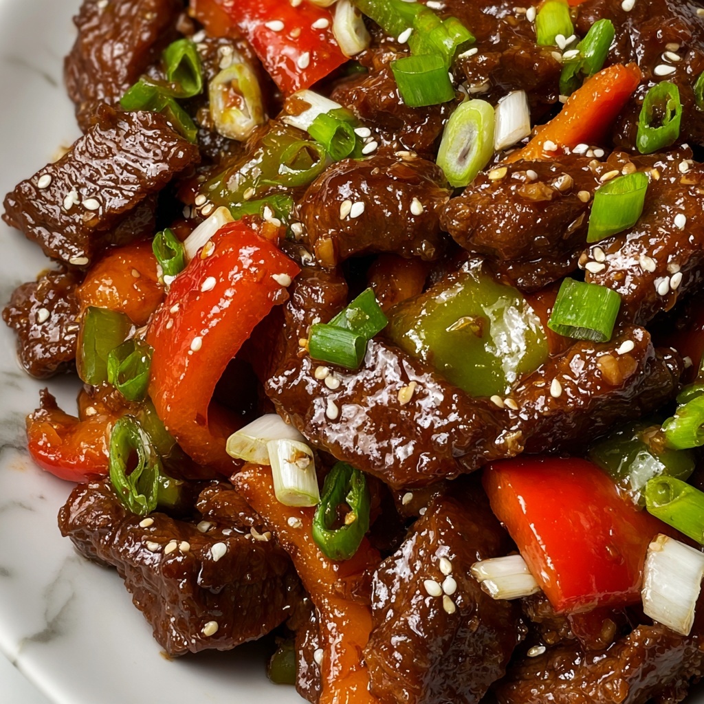 Pepper Steak with Onion Stir Fry Recipe - Recipe Image