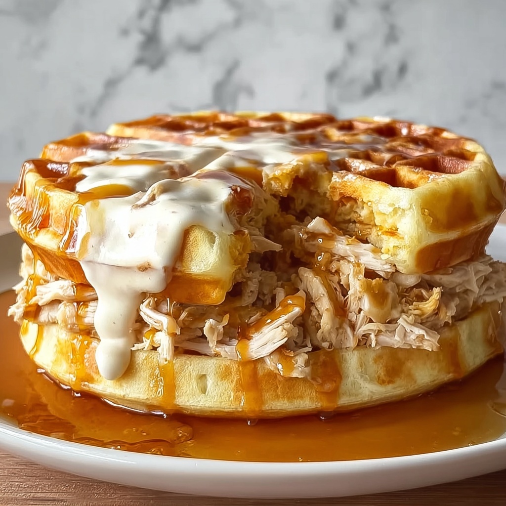 Chicken & Waffles Breakfast Bake Recipe - Recipe Image