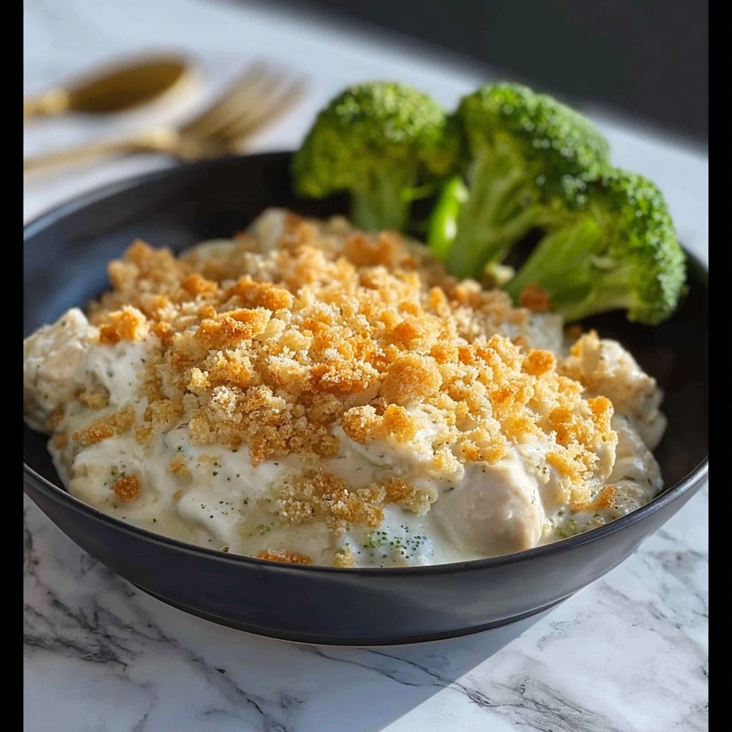 Creamy Swiss Chicken Casserole Recipe - Recipe Image