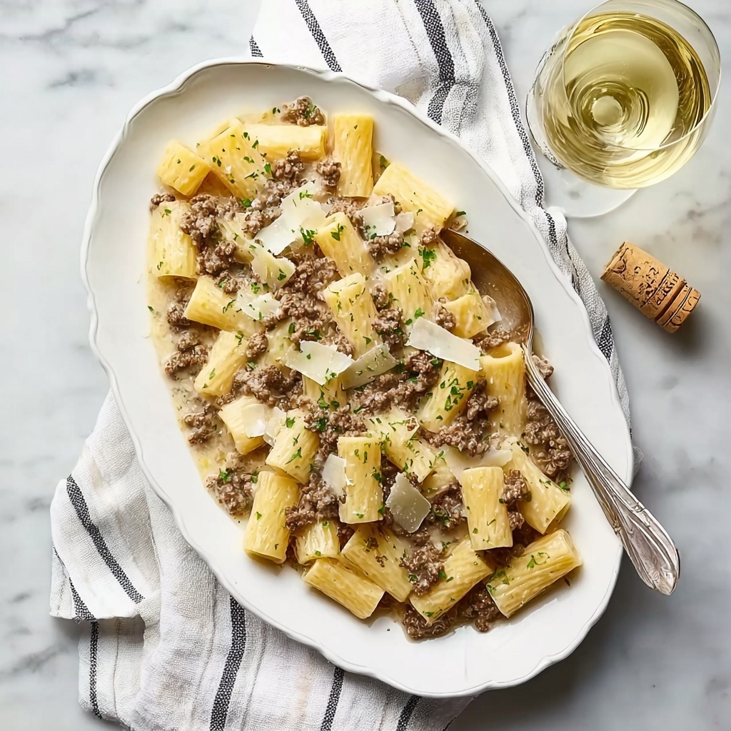 Creamy Beef Pasta Recipe - Recipe Image