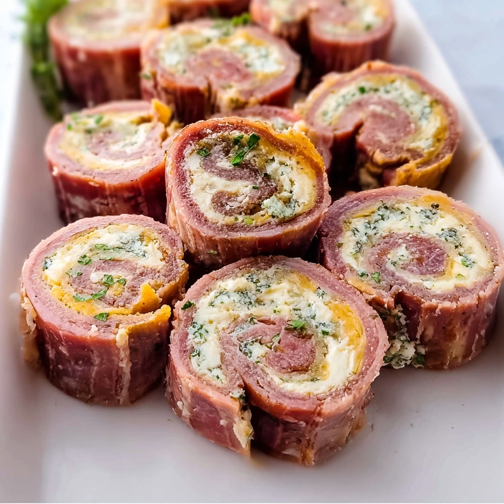 Delicious Low-Carb Roast Beef Roll-Ups With Herb Cream Cheese Recipe - Recipe Image