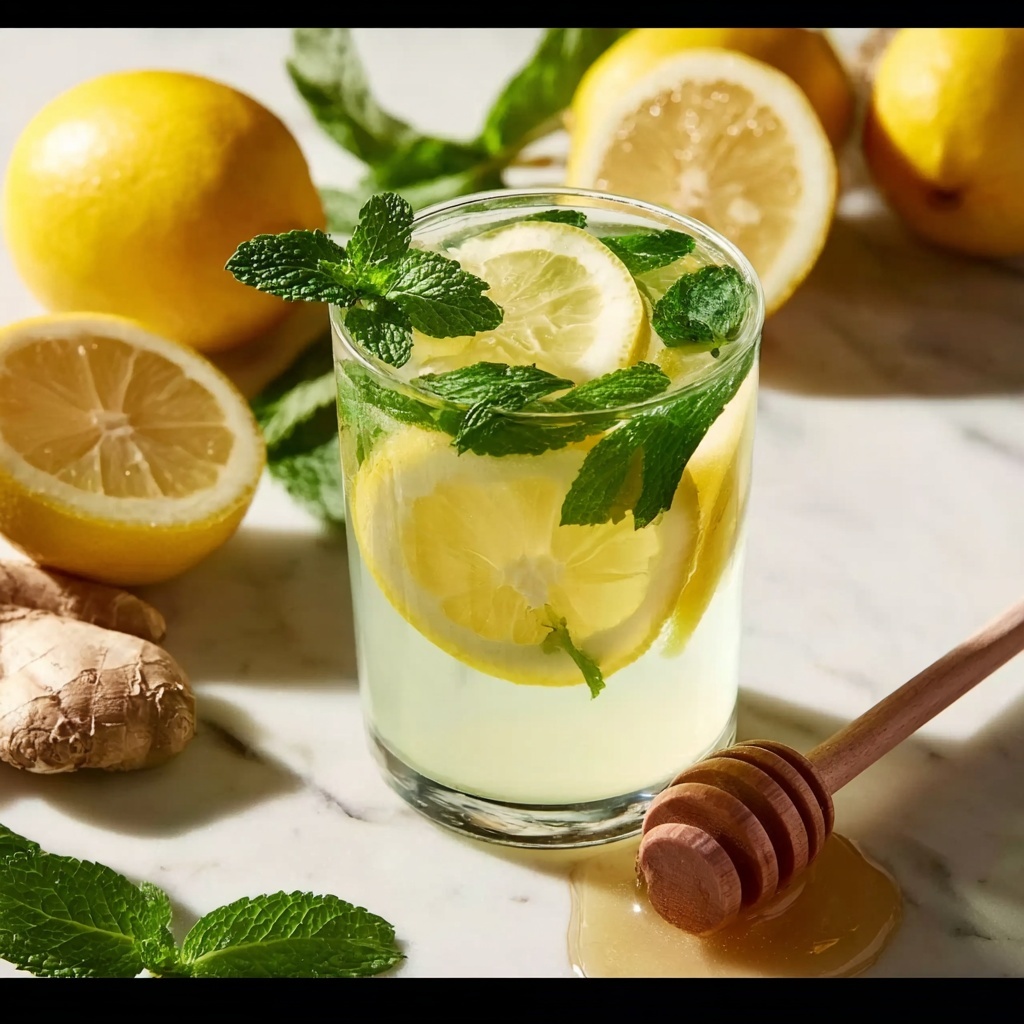 Lemon Balm Detox Drink: A Refreshing Fat-Burning Tea for Weight Loss Recipe - Recipe Image