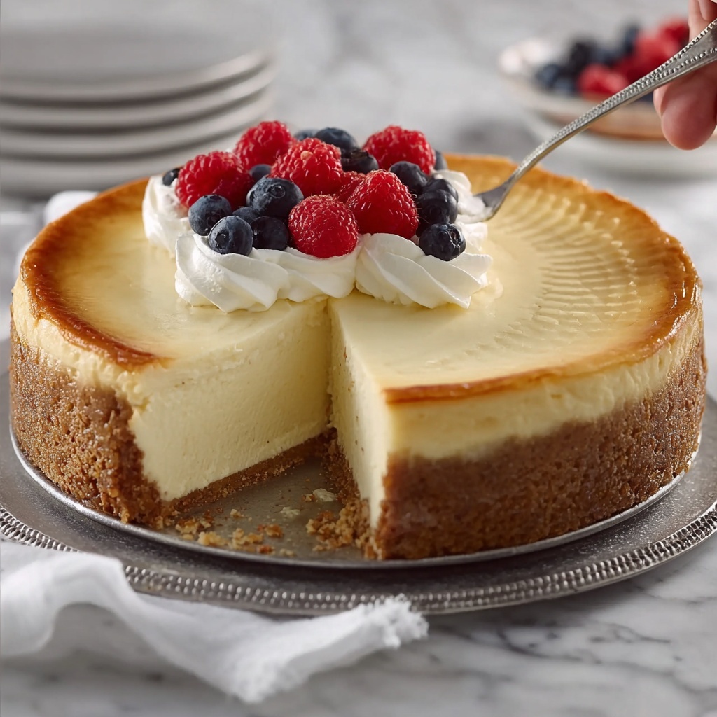 Classic Creamy Cheesecake Recipe - Recipe Image