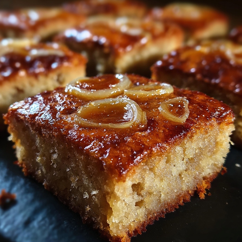 Pear Cardamom Blondies Recipe - Recipe Image