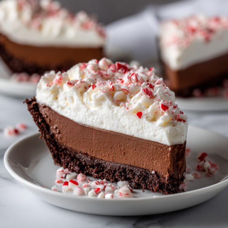 Chocolate Peppermint Christmas Tart Recipe