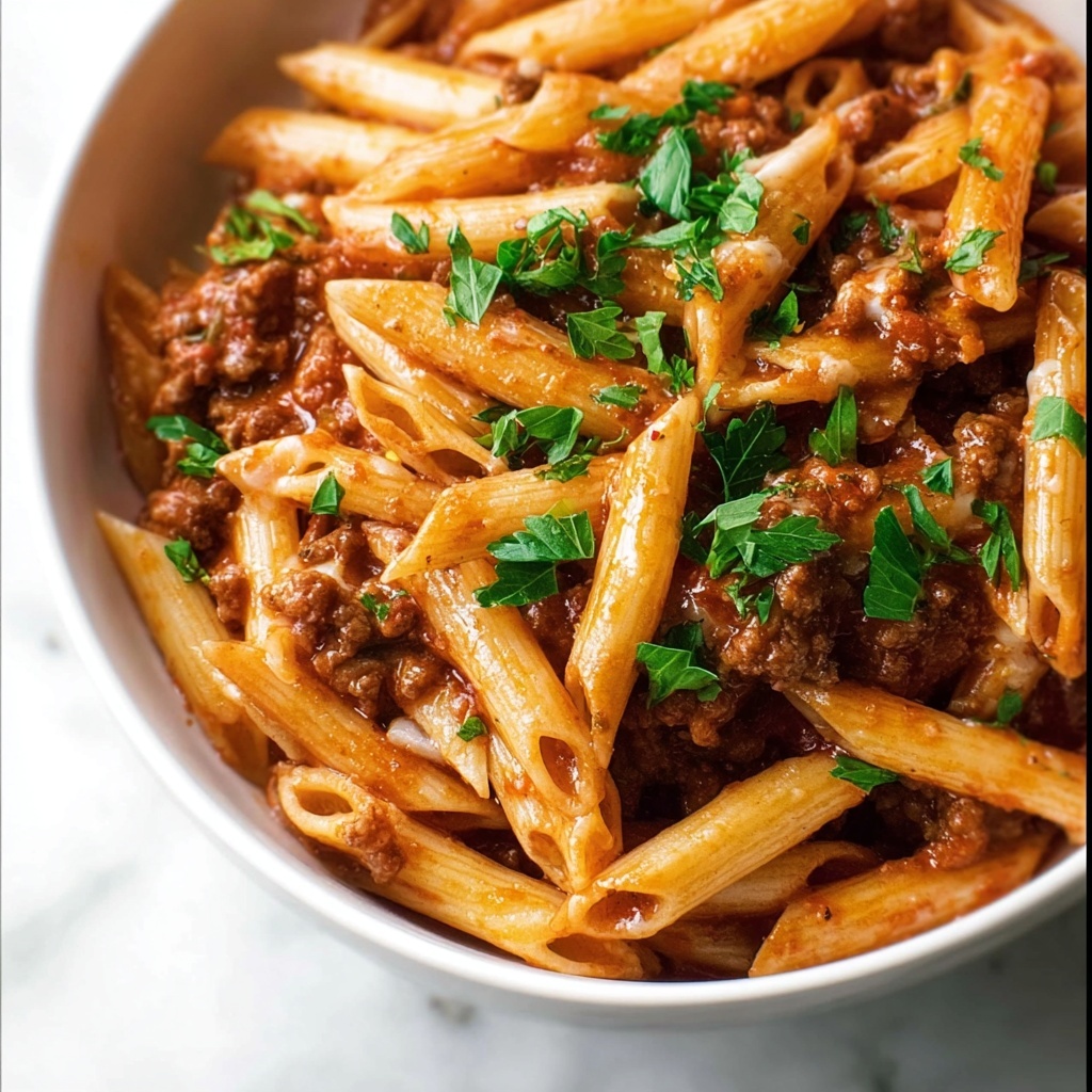 One Pot Sloppy Joe Pasta Recipe - Recipe Image