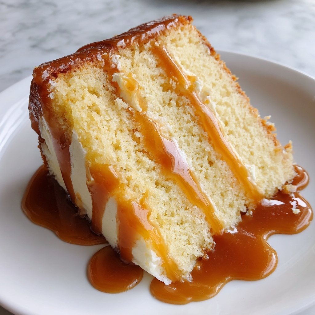 Salted Caramel Kentucky Butter Cake Recipe - Recipe Image