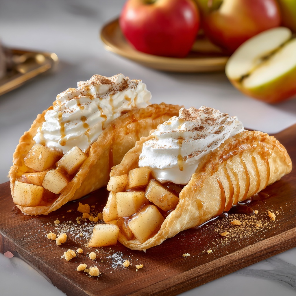 Apple Cheesecake Tacos Recipe - Recipe Image
