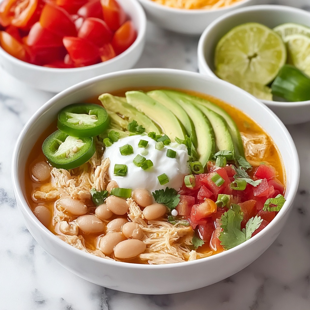 Creamy Cajun White Chicken Chili Recipe - Recipe Image