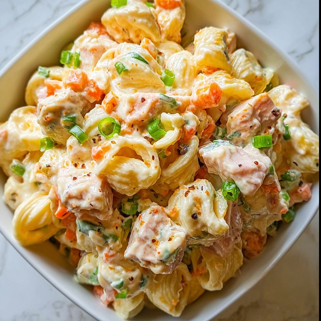 Hawaiian Mac Salad with Tuna Recipe - Recipe Image