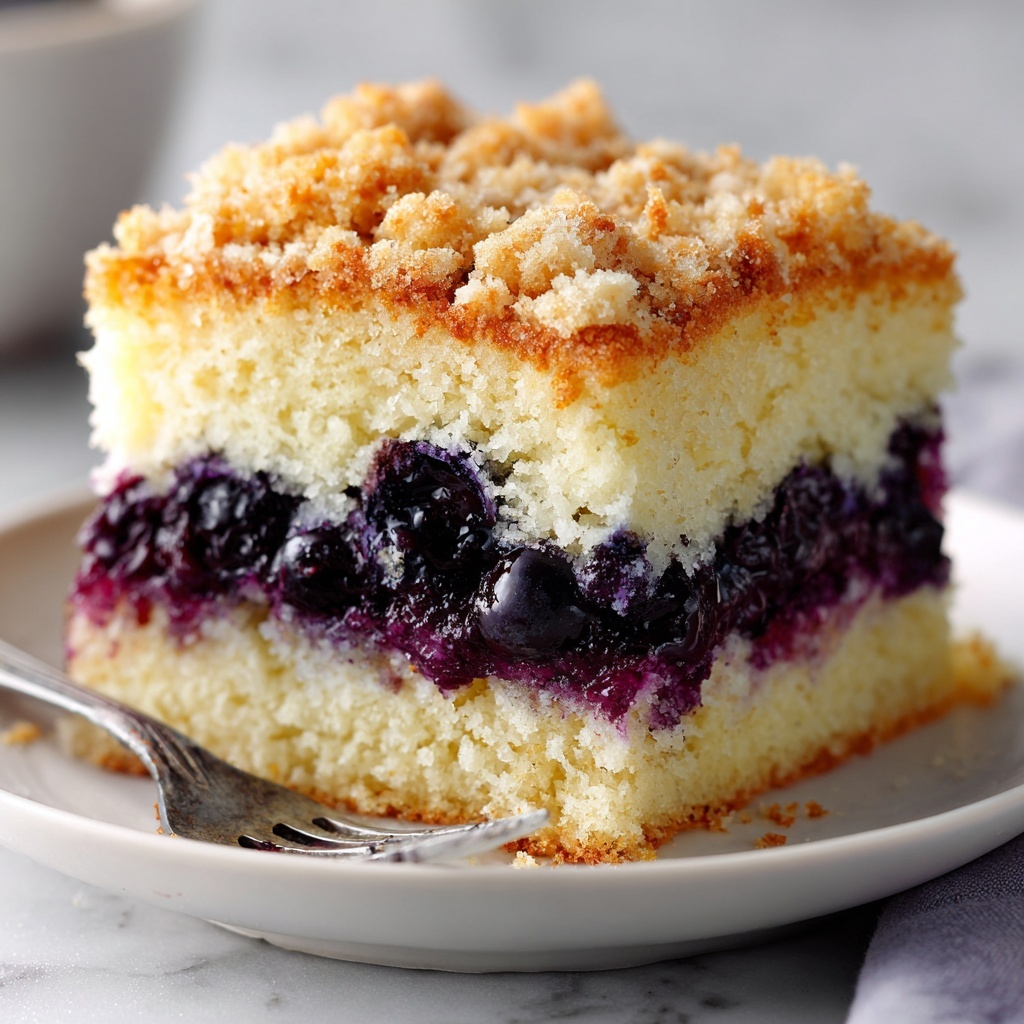 Blueberry Lemon Breakfast Cake Recipe - Recipe Image