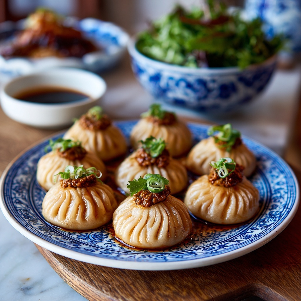 Kimchi Mandu: Homemade Korean Dumplings with Tofu and Pork Recipe - Recipe Image