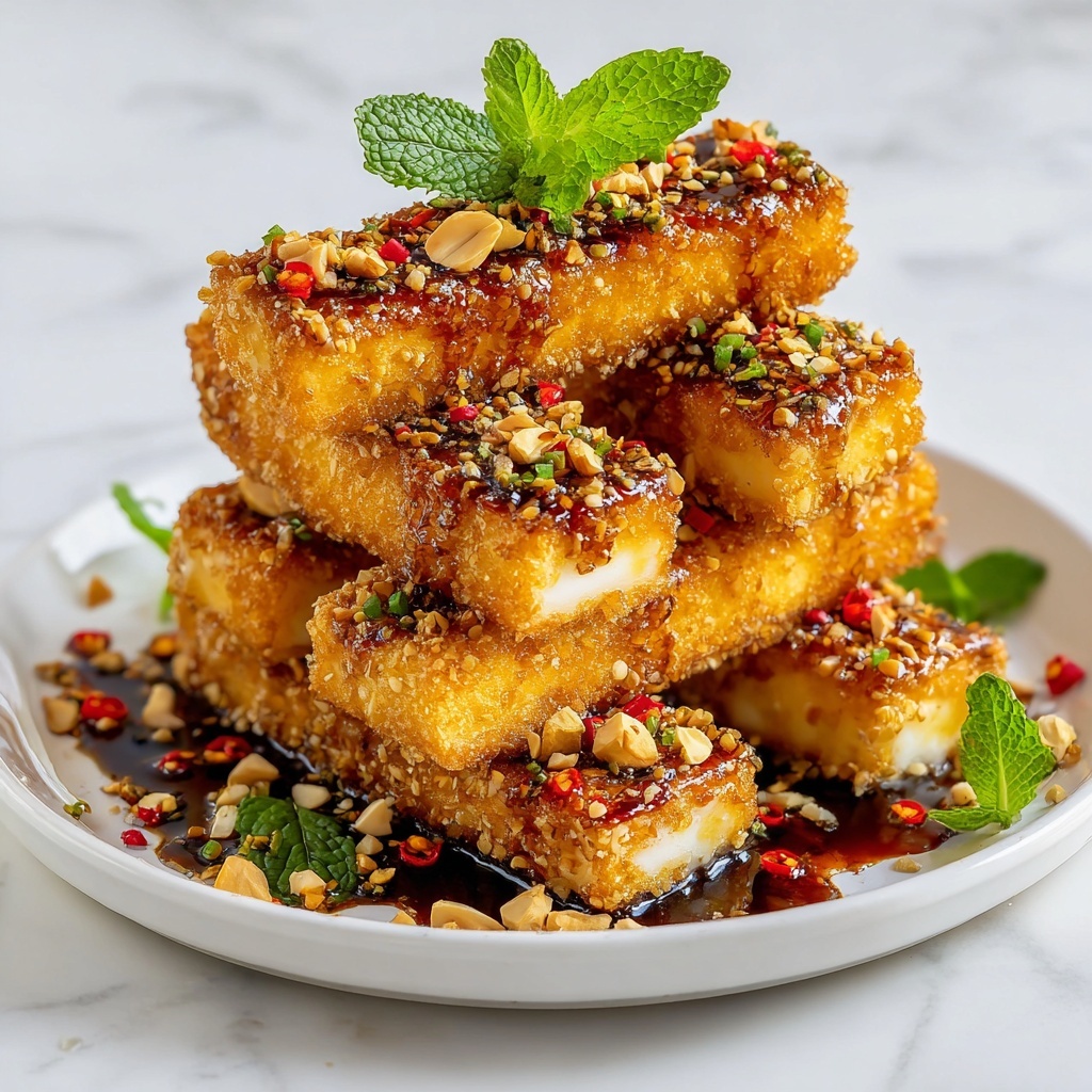 Crispy Swicy Pistachio Halloumi with Lime Glaze Recipe - Recipe Image