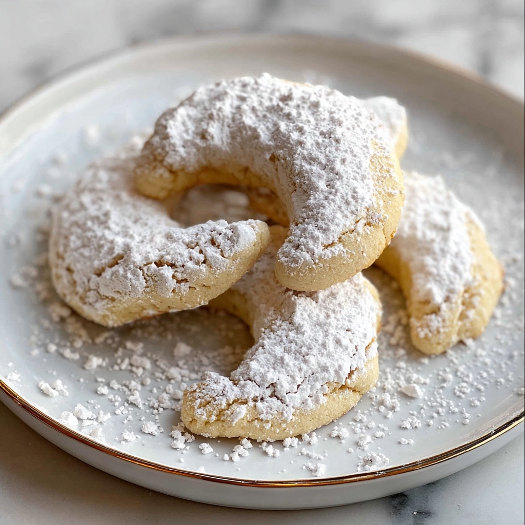 Almond Crescent Cookies Recipe - Recipe Image