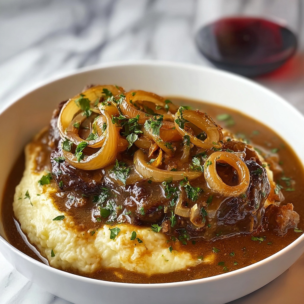 Savory French Onion Pot Roast Recipe - Recipe Image