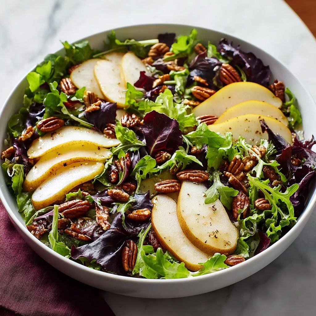 Winter Salad with Pears and Pecans Recipe - Recipe Image