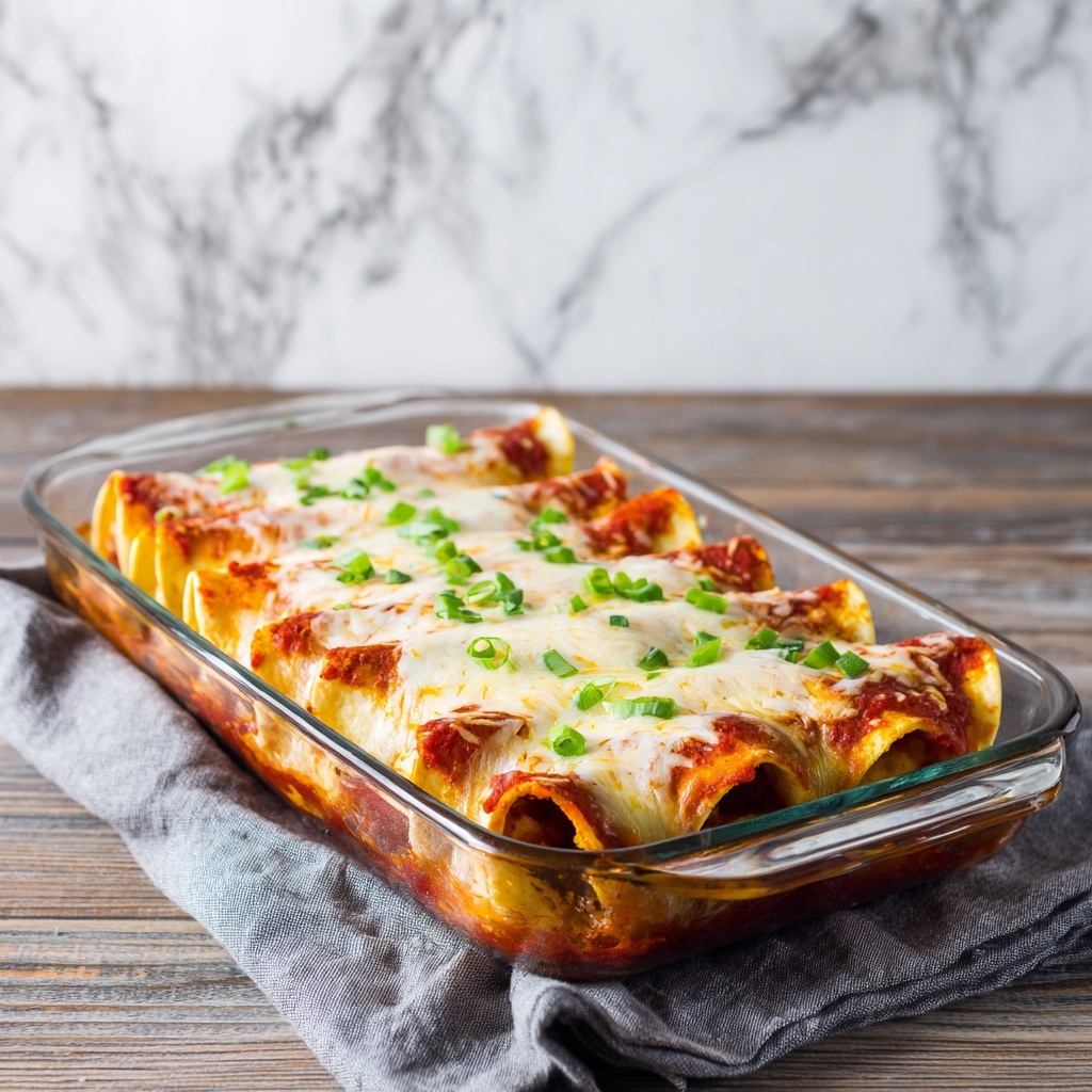 Cream Cheese Beef Enchiladas Recipe - Recipe Image