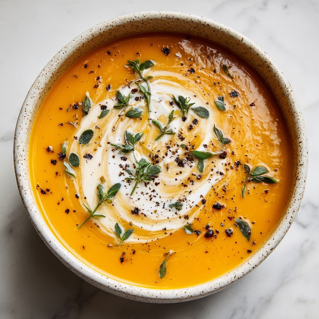 Butternut Squash & Sweet Potato Soup Recipe - Recipe Image
