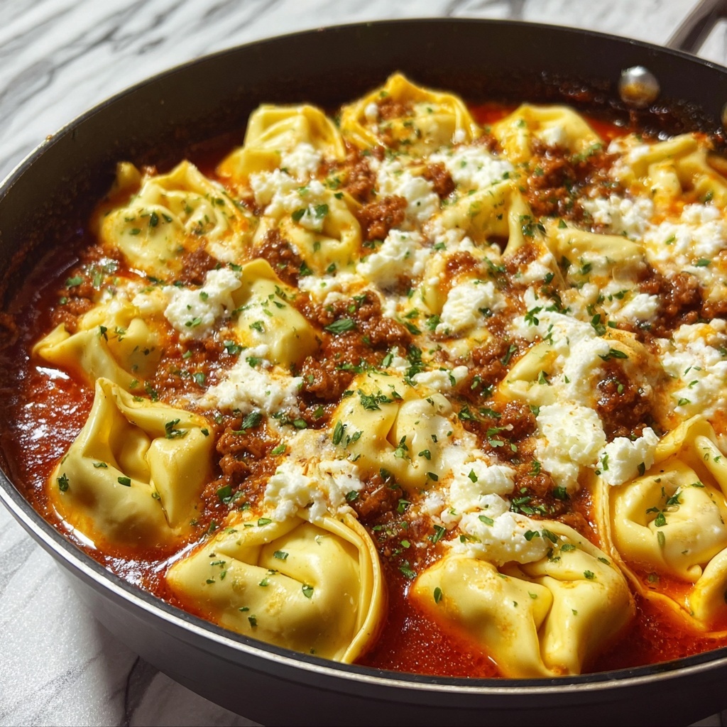 Cheesy Tortellini and Sausage Bake Recipe - Recipe Image