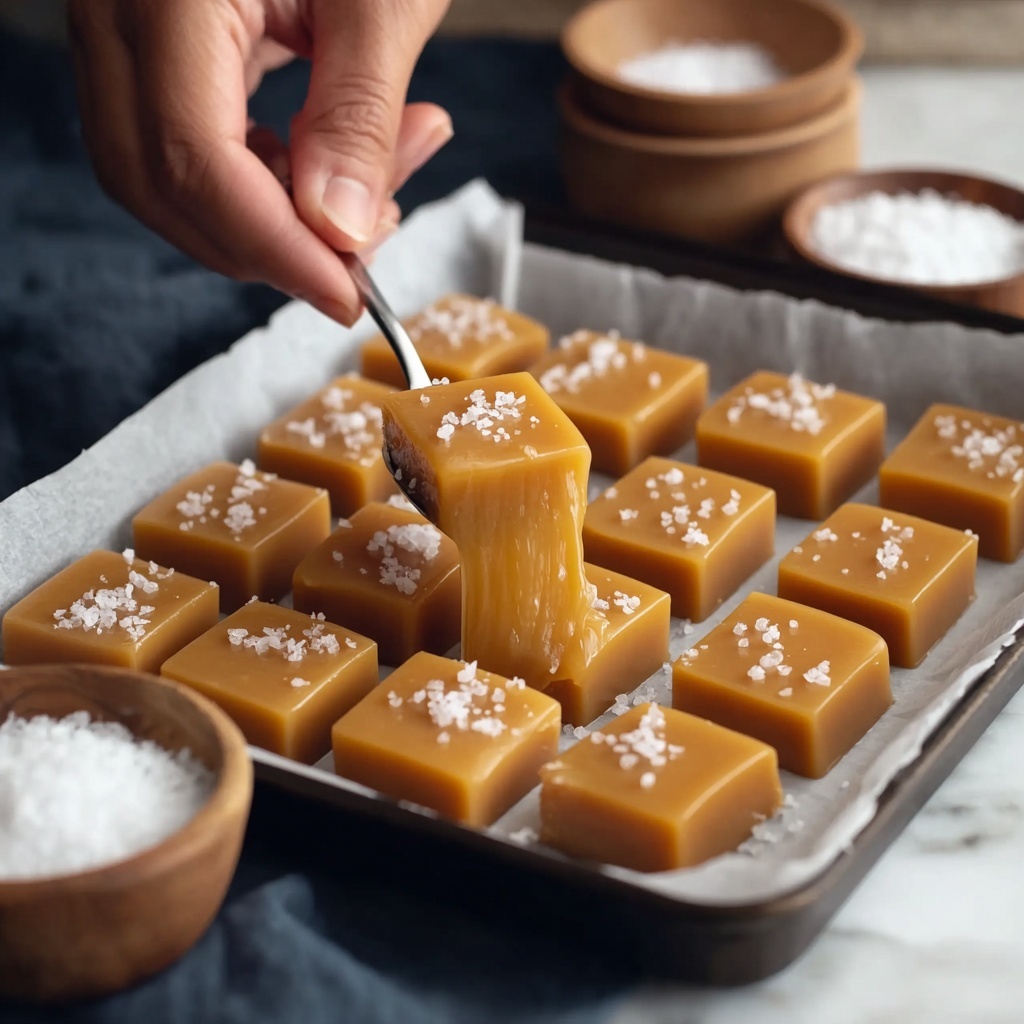 Easy Salted Caramels Recipe - Recipe Image