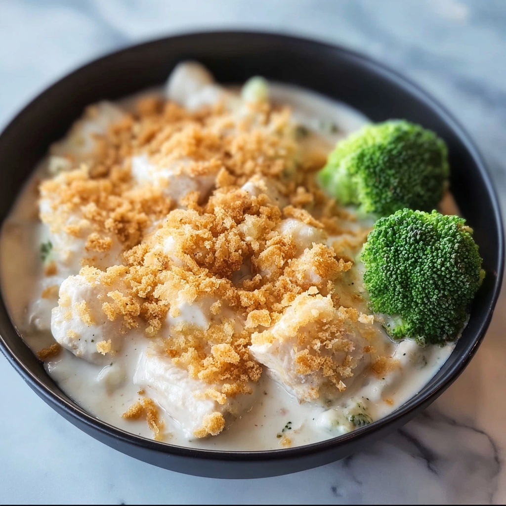 Creamy Swiss Chicken Casserole Recipe - Recipe Image