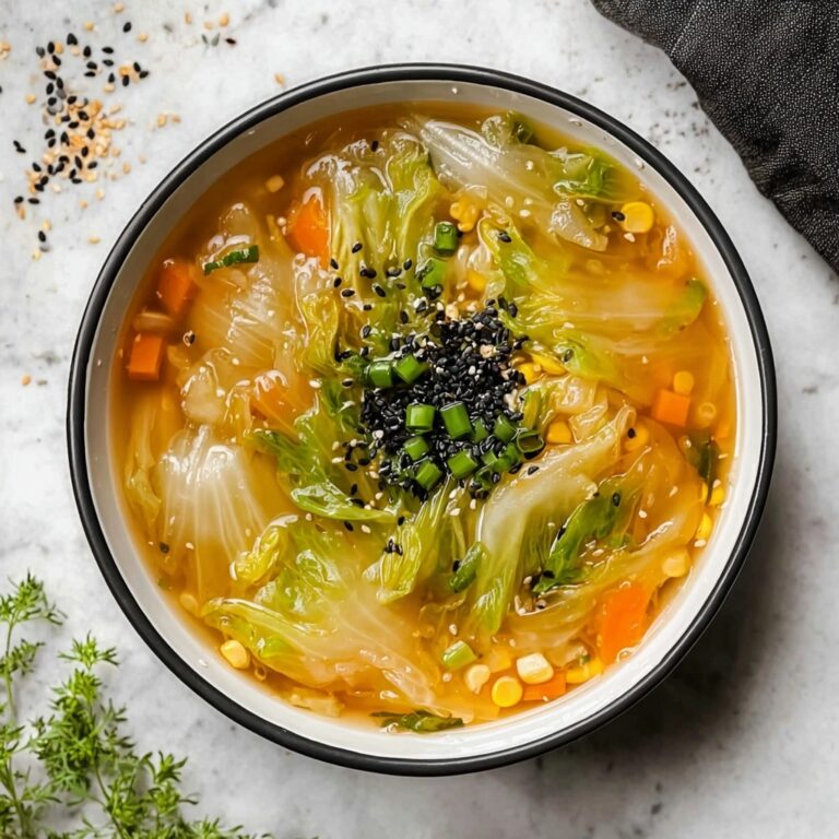 Warm Chinese Napa Cabbage Soup Recipe