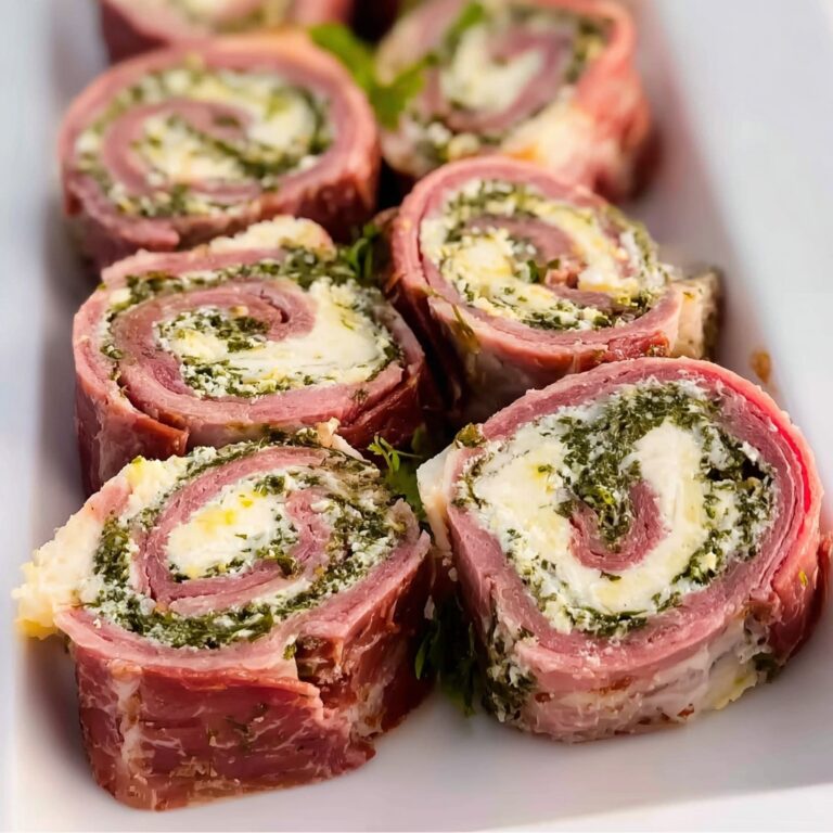 Delicious Low-Carb Roast Beef Roll-Ups With Herb Cream Cheese Recipe