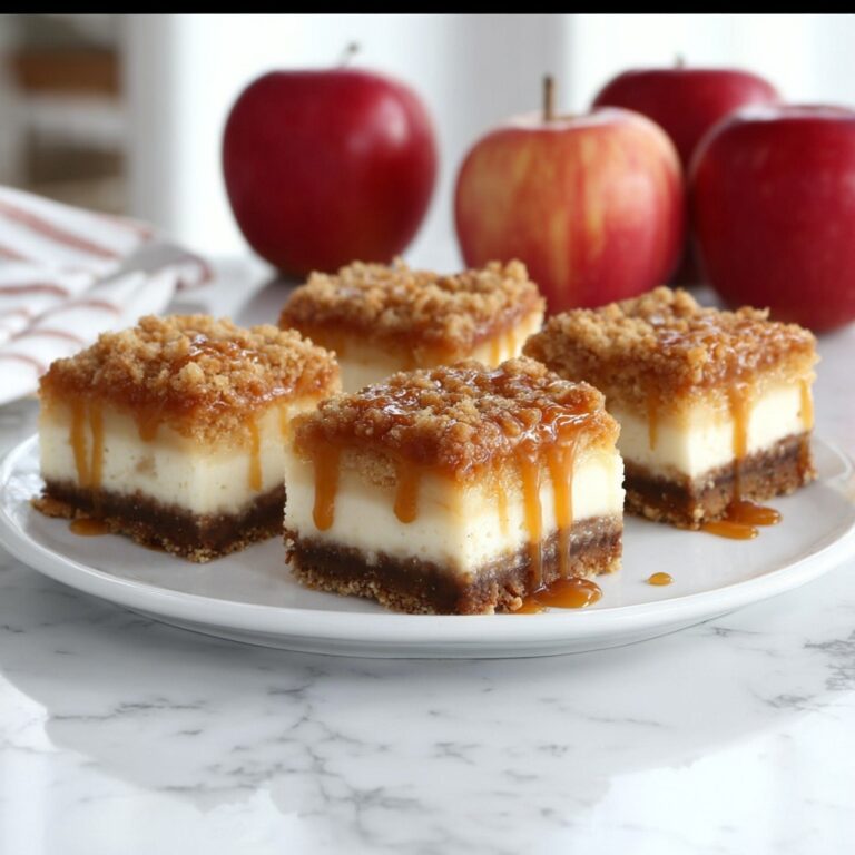 Gluten Free Caramel Apple Cheesecake Bars Recipe