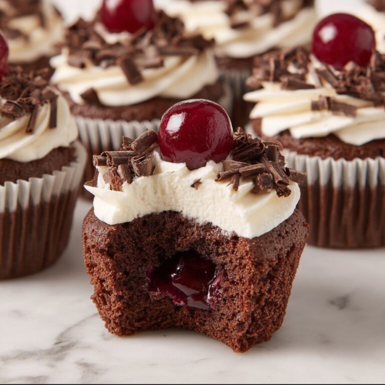 Decadent Black Forest Cupcakes Recipe