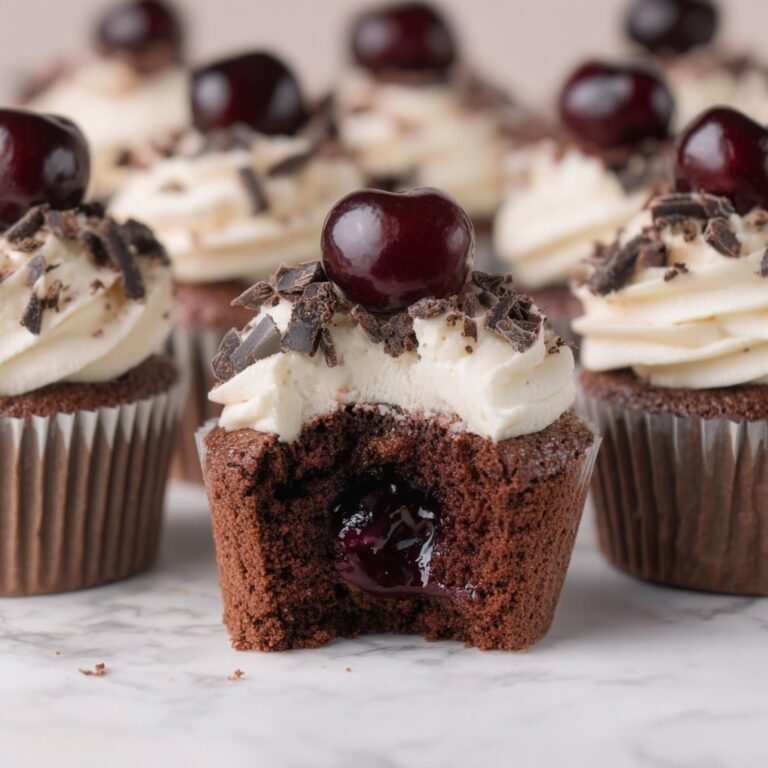 Decadent Black Forest Cupcakes Recipe