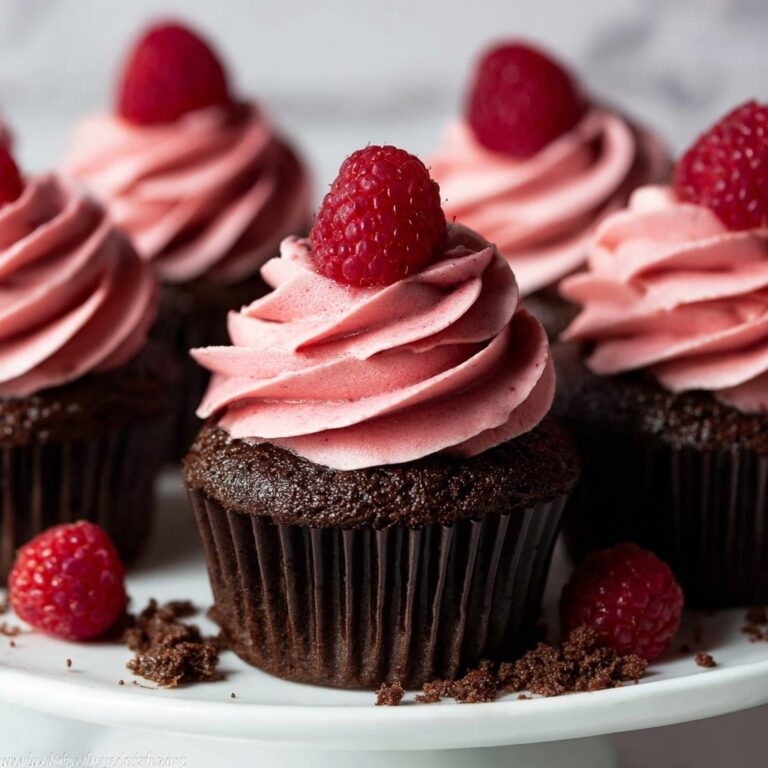 Chocolate Raspberry Cupcakes Recipe