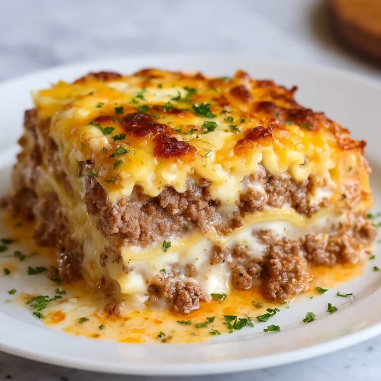 Cheesy Loaded Beef Meatloaf Casserole Recipe