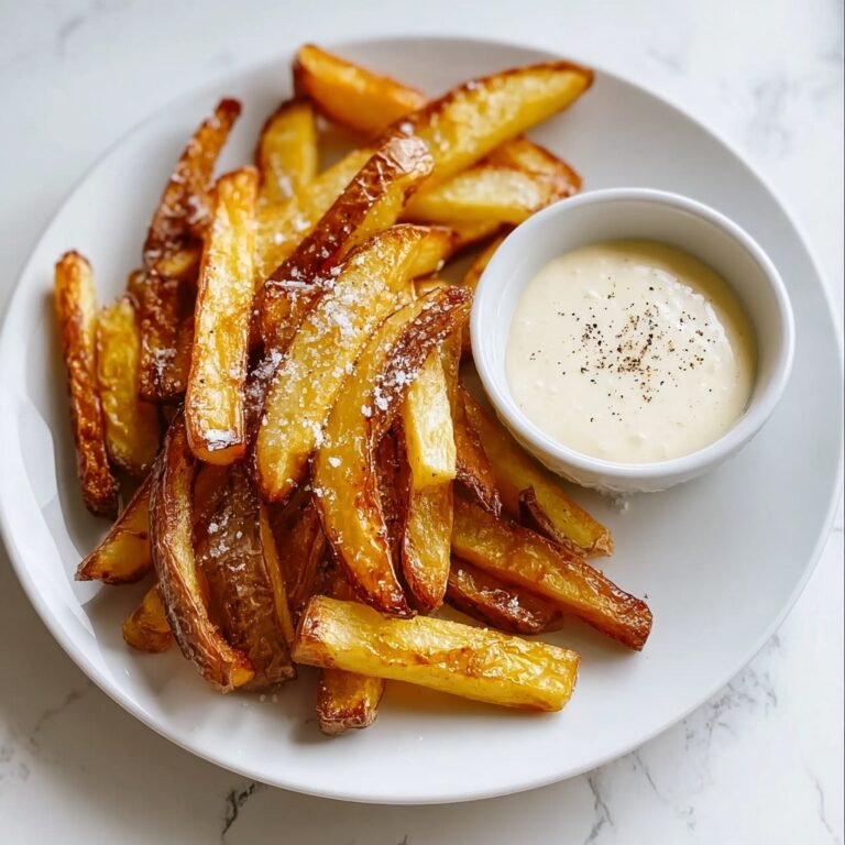 Air Fryer Garlic Parmesan Fries Recipe