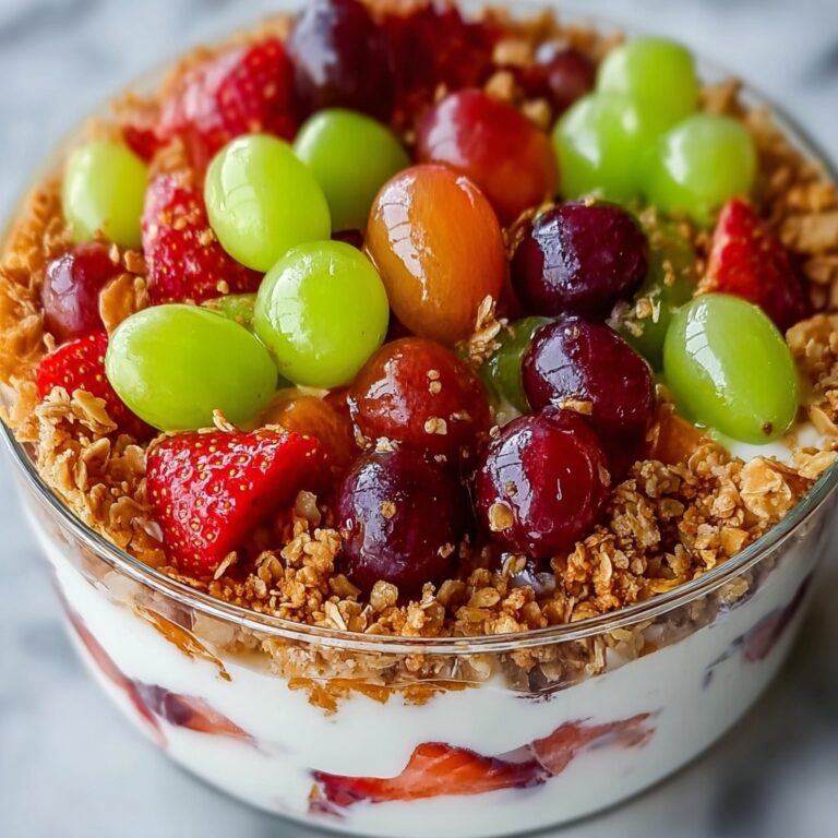 Decadent Caramel Crunch Cheesecake Fruit Salad Recipe